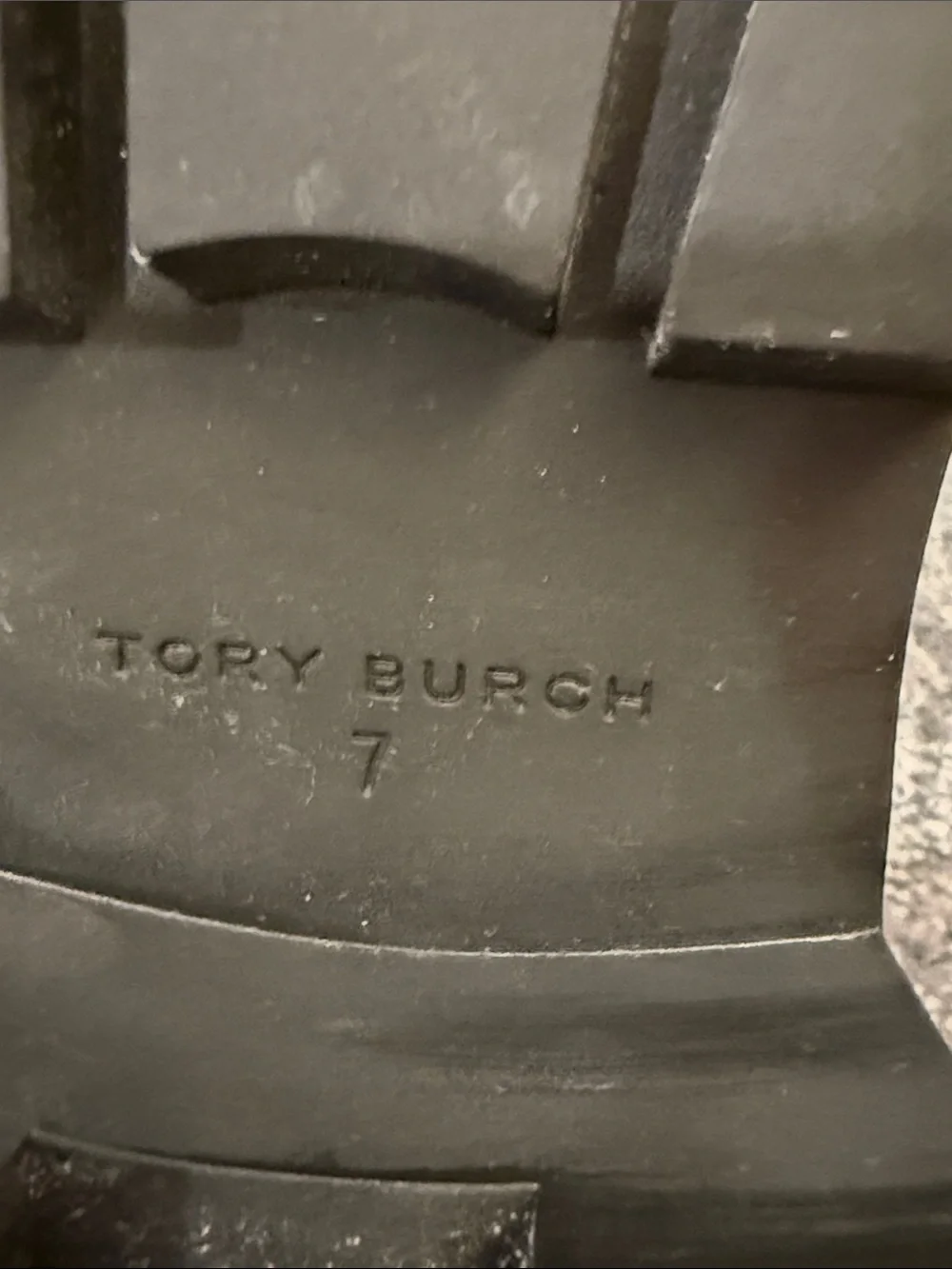 Title: Tory Burch Chelsea Lug Leather Ankle Boots – Black – Women's Size 7M